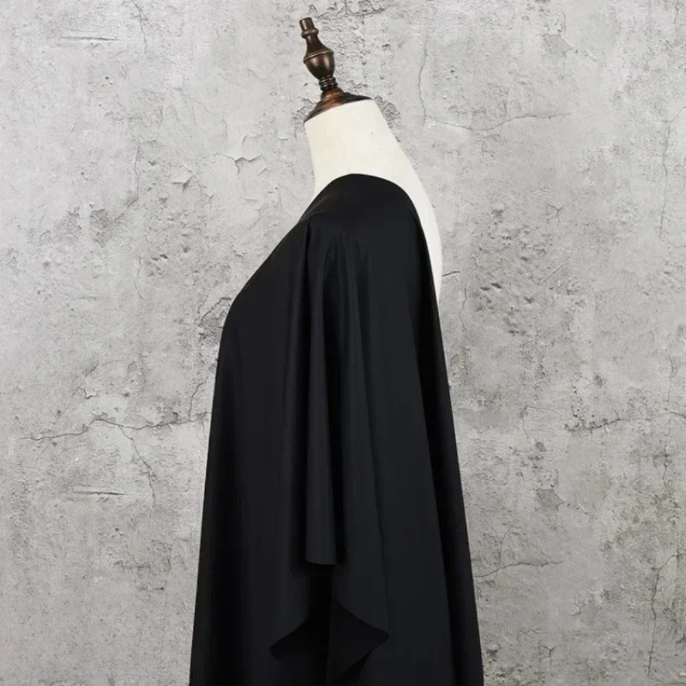 Home Fashion Textiles - Dark Matte Thin PU Leather Fabric