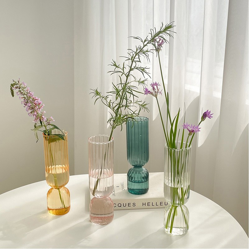 Xt Home Textiles - Nordic Glass Vase Small Glass Vases