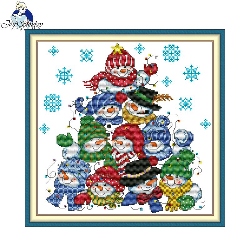 Home Textiles Discount - Building A Snowman Pattern JoySunday Printed