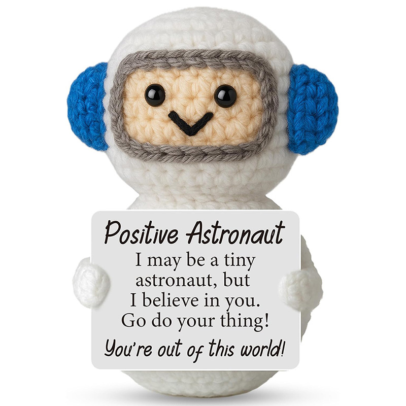 Home Textiles Today - Funny Positive Emotional Support Handmade Crochet