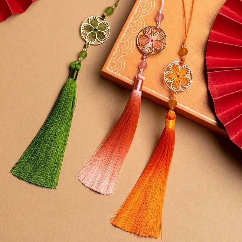 Home Fashion Textiles - 1PC Crafts Tassels Fashion Silky Elegant