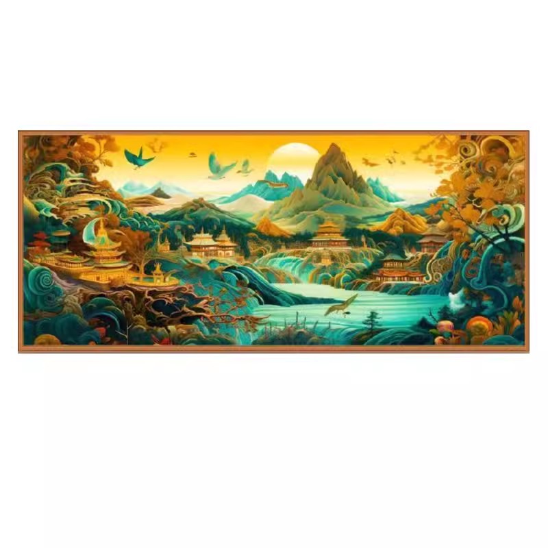 Home Textiles Discount - Wonderland 11CT Embroidery DIY Chinese Style