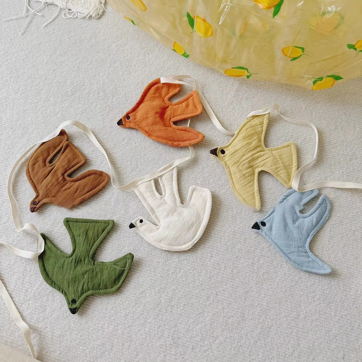 Home Textiles Discount - Kids Room Nursery Fabric Bunting Bird