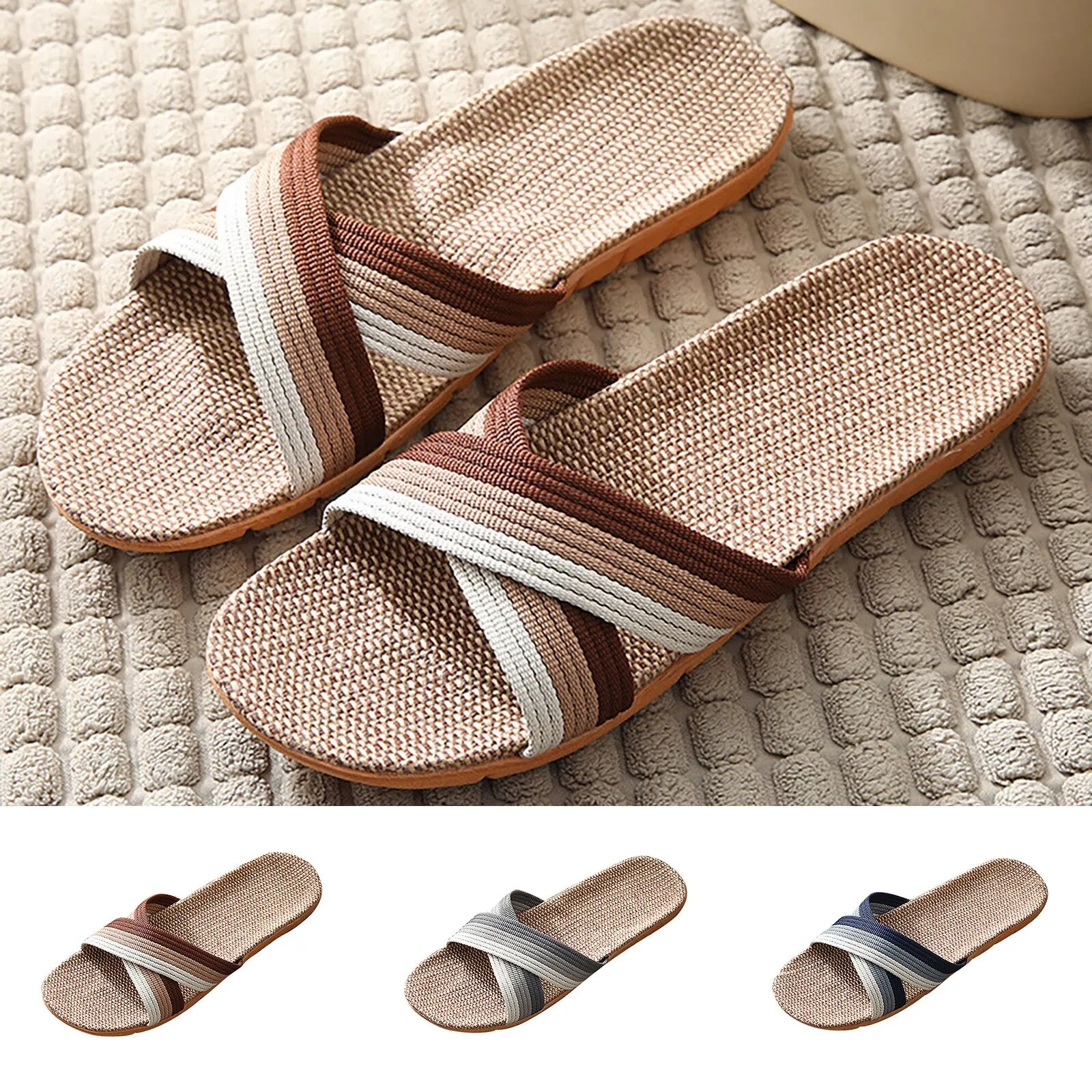 2026 New Linen Slippers for Me - đánh giá và giá Home Textile