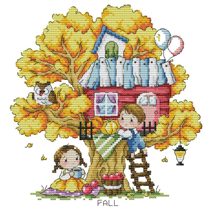Cartoon Tree House Series Prin - đánh giá và giá Home Textiles Discount