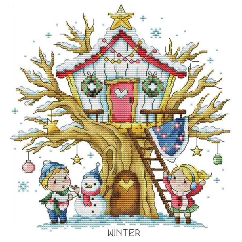 Cartoon Tree House Series Prin - đánh giá và giá Home Textiles Discount