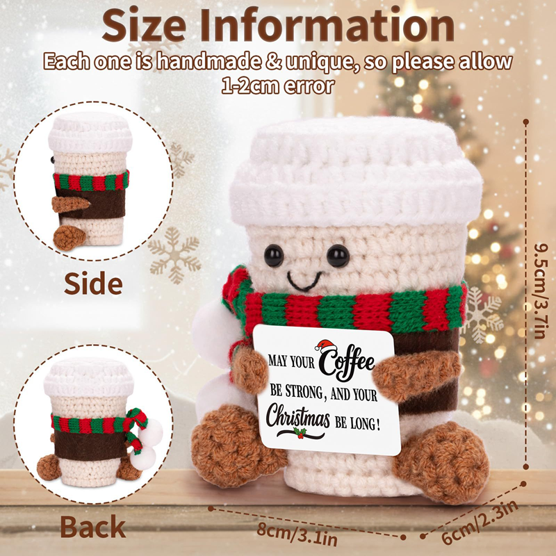 Handmade Crochet Coffee Doll w - đánh giá và giá Home Textiles Today