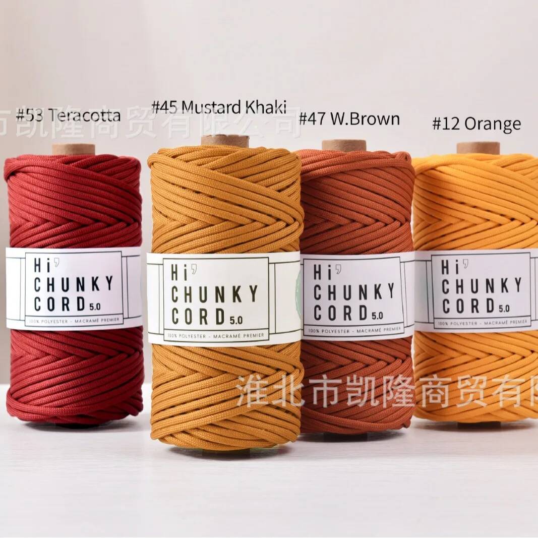 Soft Polyester Chunky Cord 5mm - đánh giá và giá Home Textiles Consultant