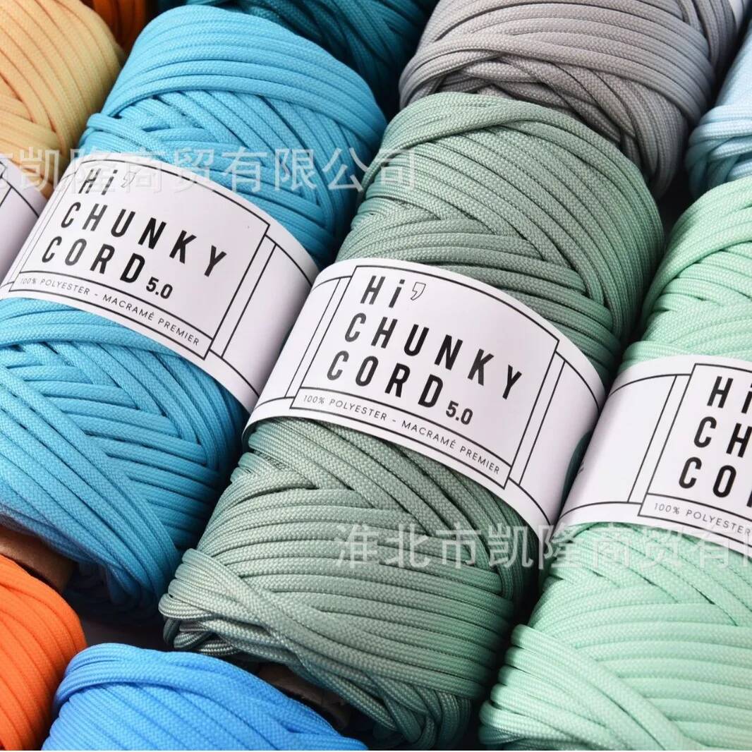 Soft Polyester Chunky Cord 5mm - đánh giá và giá Home Textiles Consultant