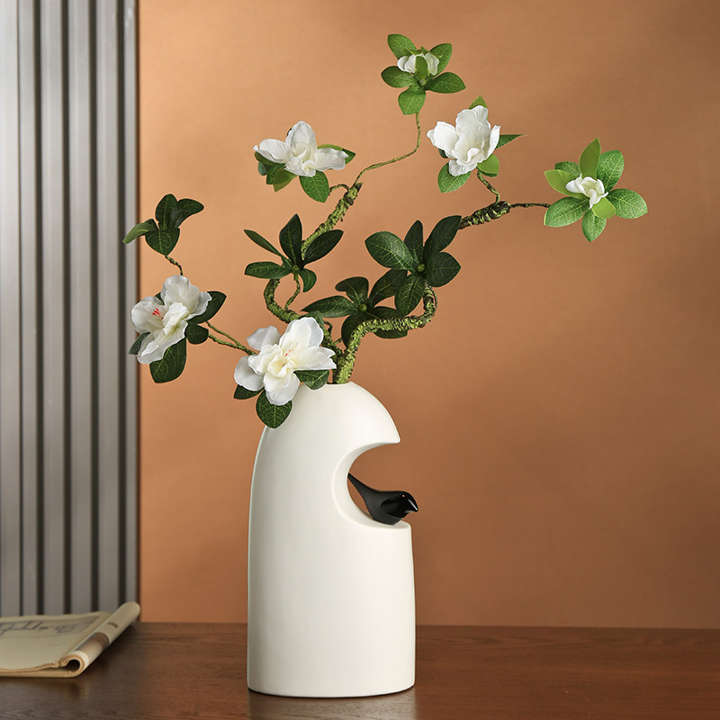 Modern Ceramic Vase with Bird  - đánh giá và giá Xt Home Textiles