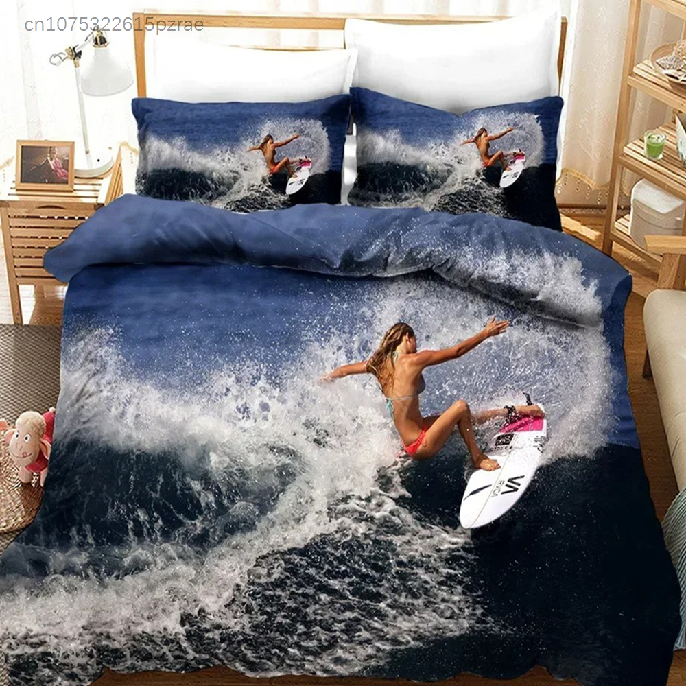 Beach Surfing Bedding Set Scen - đánh giá và giá Home Fashion Textiles