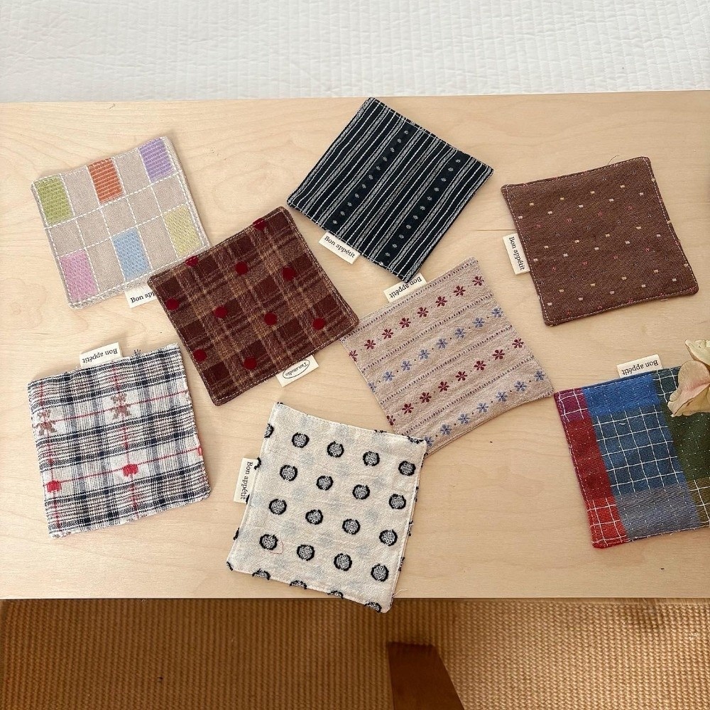 New Colored Water Cup Mat Cott - đánh giá và giá Home Textiles Discount