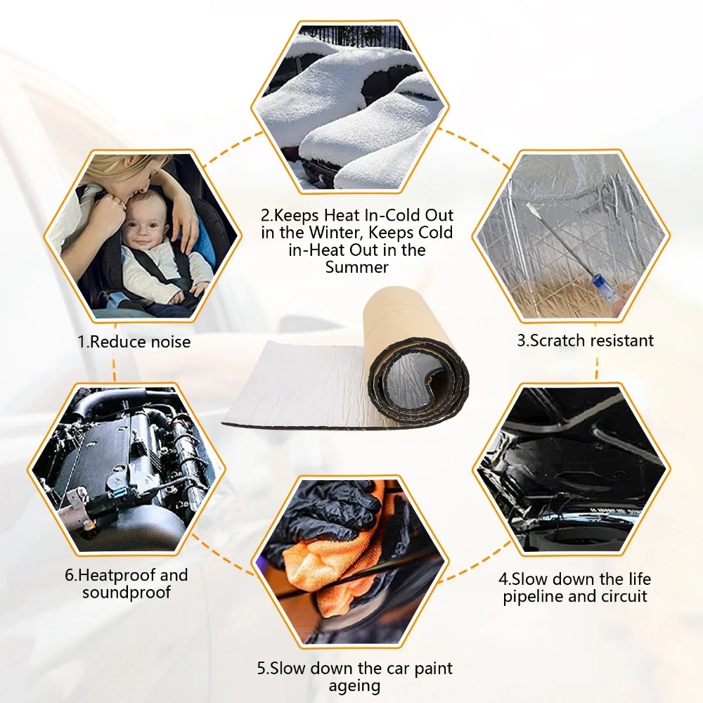 5/10MM Sound Deadener Heat Ins - đánh giá và giá Electric Blanket Heated