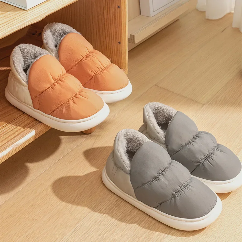 Women Men Slippers Winter Down - đánh giá và giá Home Textile