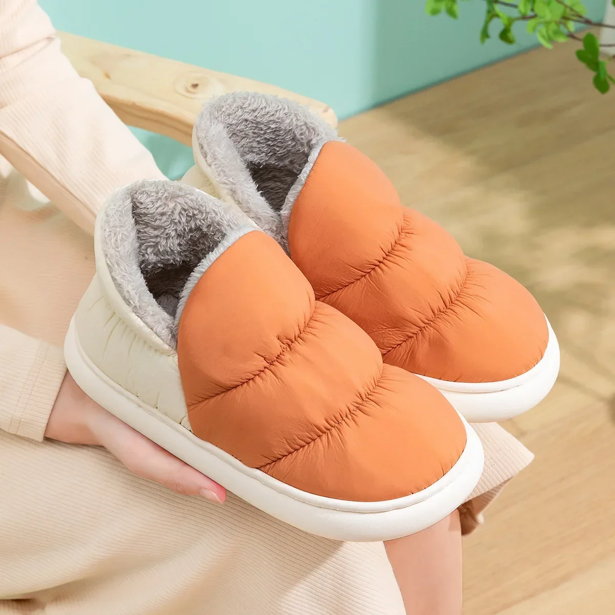 Women Men Slippers Winter Down - đánh giá và giá Home Textile