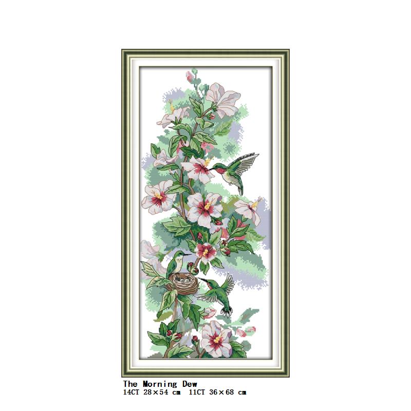 Stamped Cross Stitch Kits DIY  - đánh giá và giá Home Textiles Discount