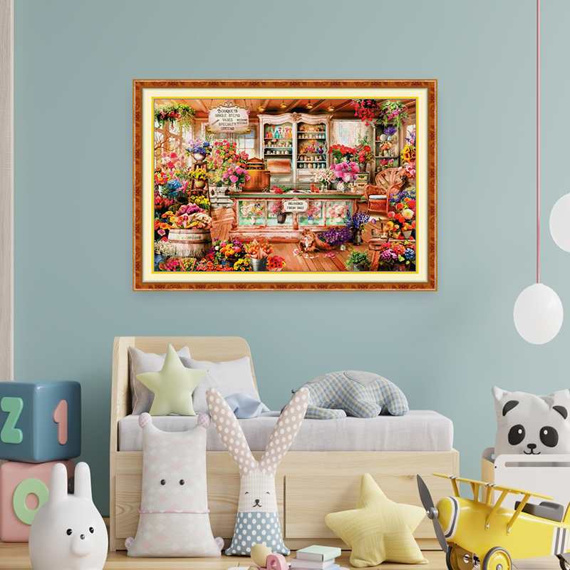 Joy Sunday Flower Shop Pattern - đánh giá và giá Home Textiles Discount