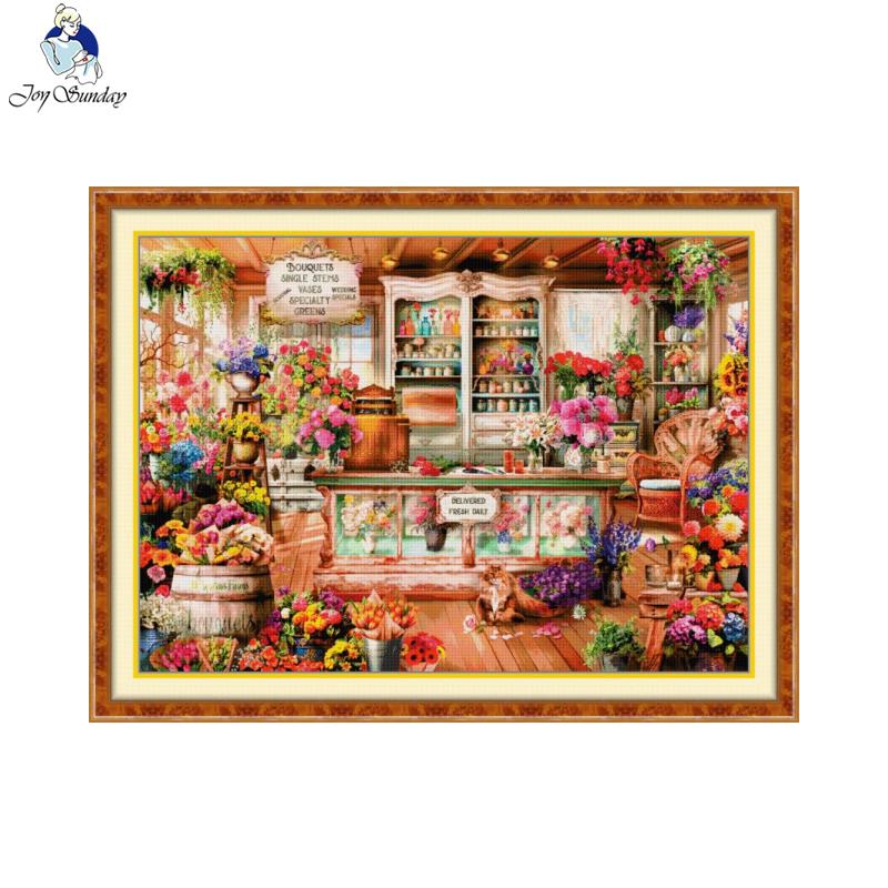Joy Sunday Flower Shop Pattern - đánh giá và giá Home Textiles Discount