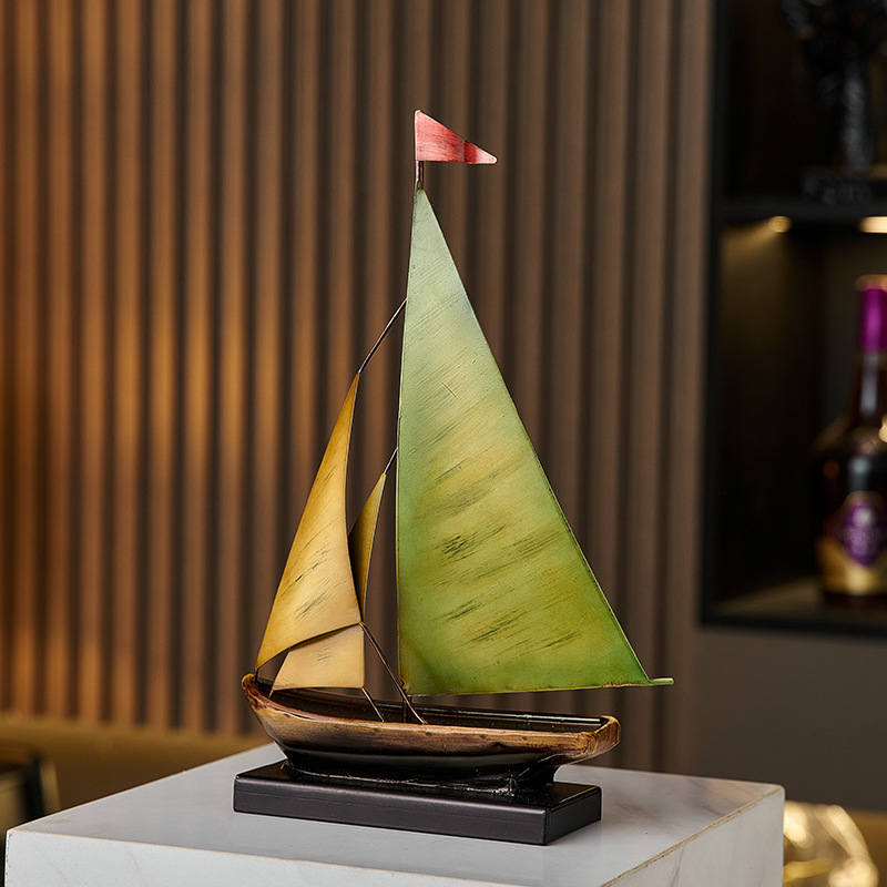 Creative Sailboat Model Orname - đánh giá và giá Xt Home Textiles