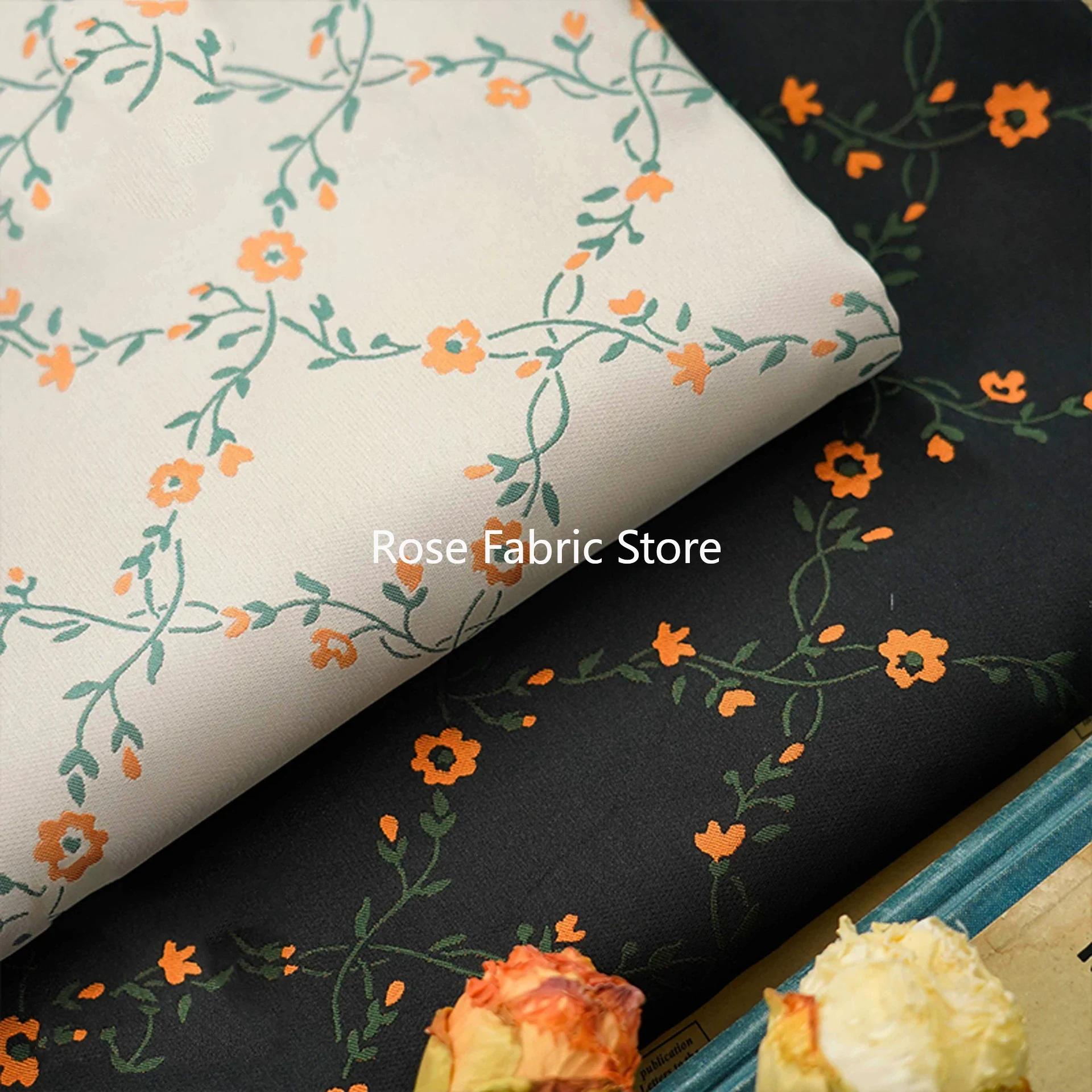 1 Meter Small Flower Yarn Dyed - đánh giá và giá Home Fashion Textiles