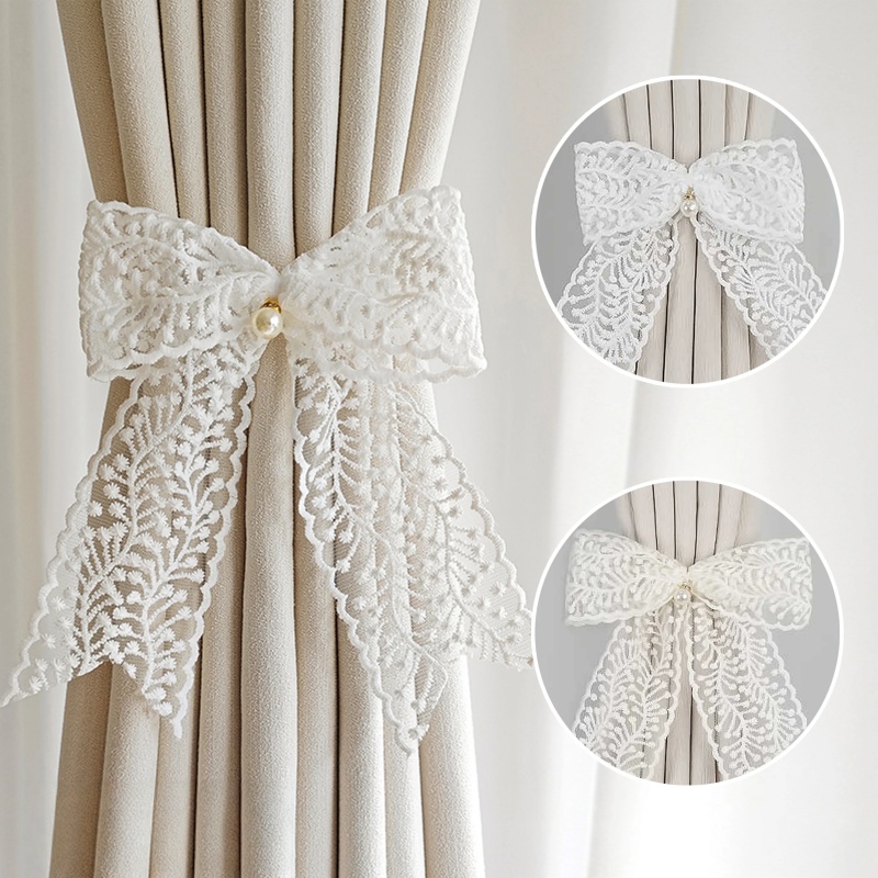 2PCS Curtain Tieback Clip Lace - đánh giá và giá Xt Home Textiles