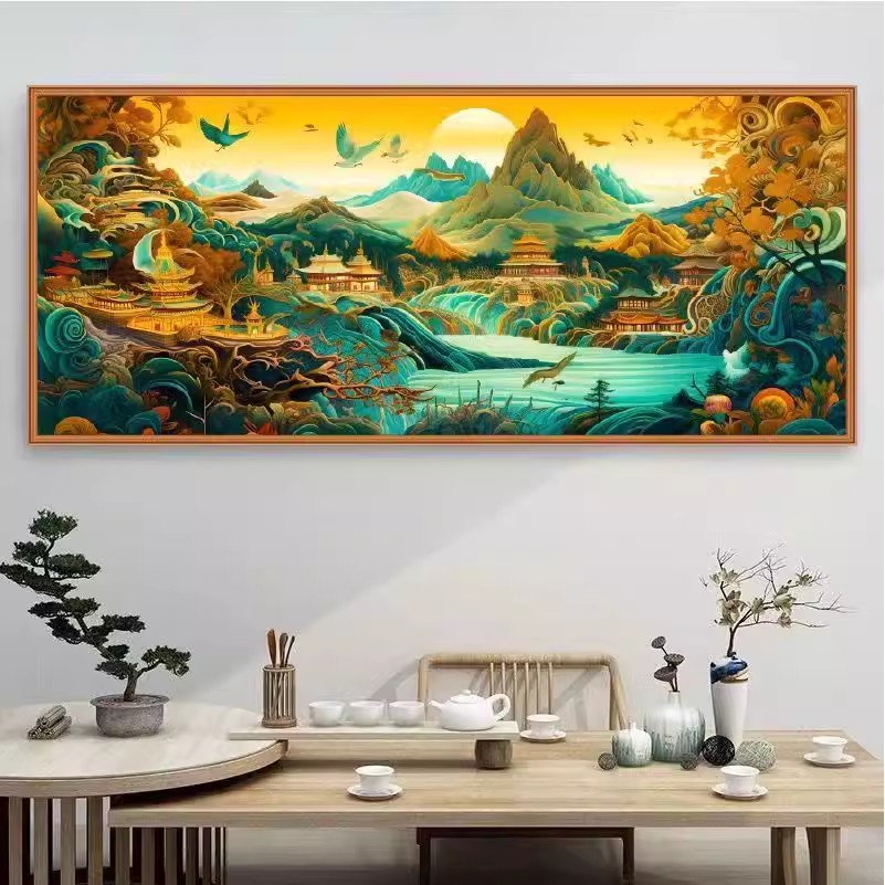 Wonderland 11CT Embroidery DIY - đánh giá và giá Home Textiles Discount