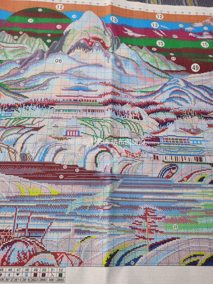Wonderland 11CT Embroidery DIY - đánh giá và giá Home Textiles Discount