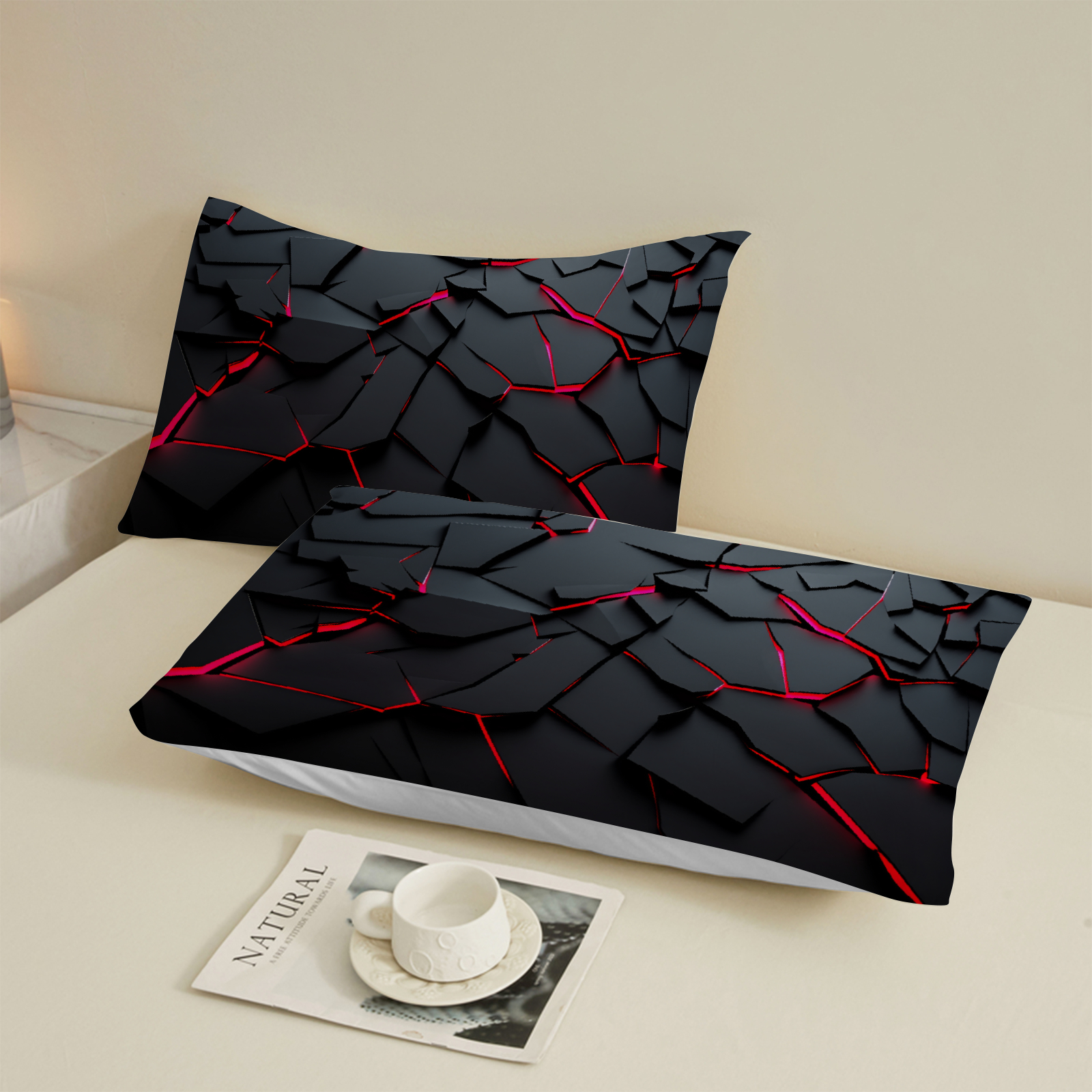 3Pcs Lightning Glow Fitted She - đánh giá và giá Home Textiles Discount