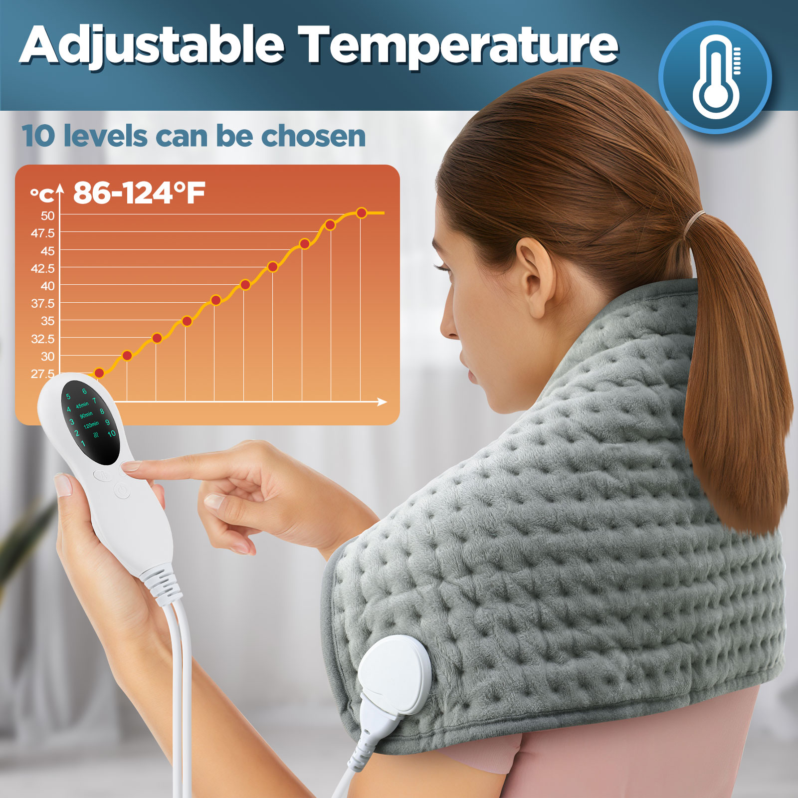 30*60/40*76/50*100cm Electric  - đánh giá và giá Electric Blanket Heated