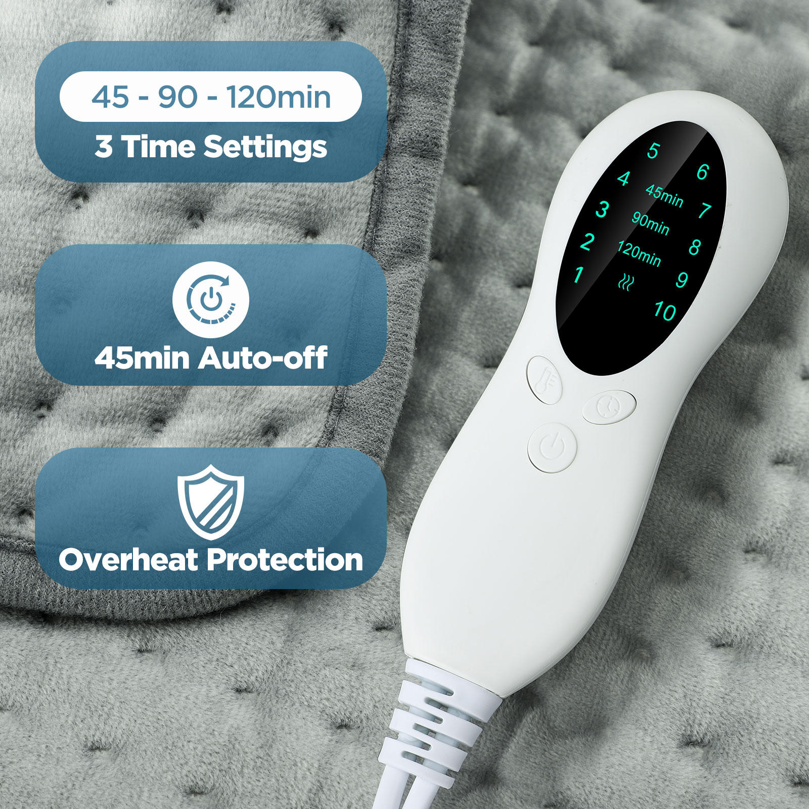30*60/40*76/50*100cm Electric  - đánh giá và giá Electric Blanket Heated